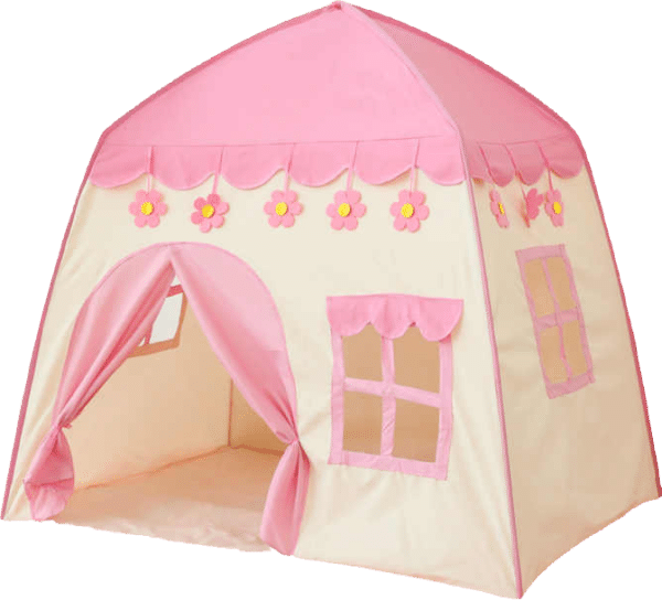 Pop-up Speeltent Kasteel Roze