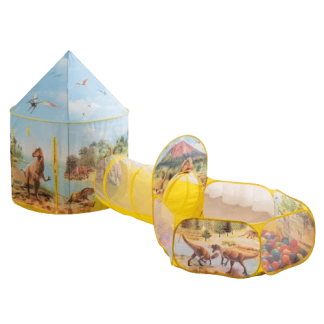 3-in-1 speeltent dinosaurus